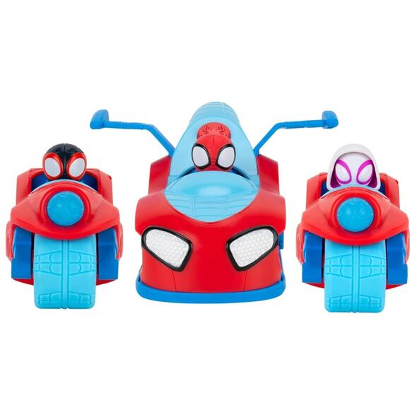 Marvel Spidey and His Amazing Friends Spidey Team Split Racer 3-in 1 Vehicle NWT - Picture 4 of 7